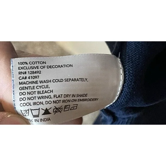 Greg Norman V Neck Pullover Sweater Mens XL Blue Long Sleeve Golf Sweatshirt - Picture 4 of 5